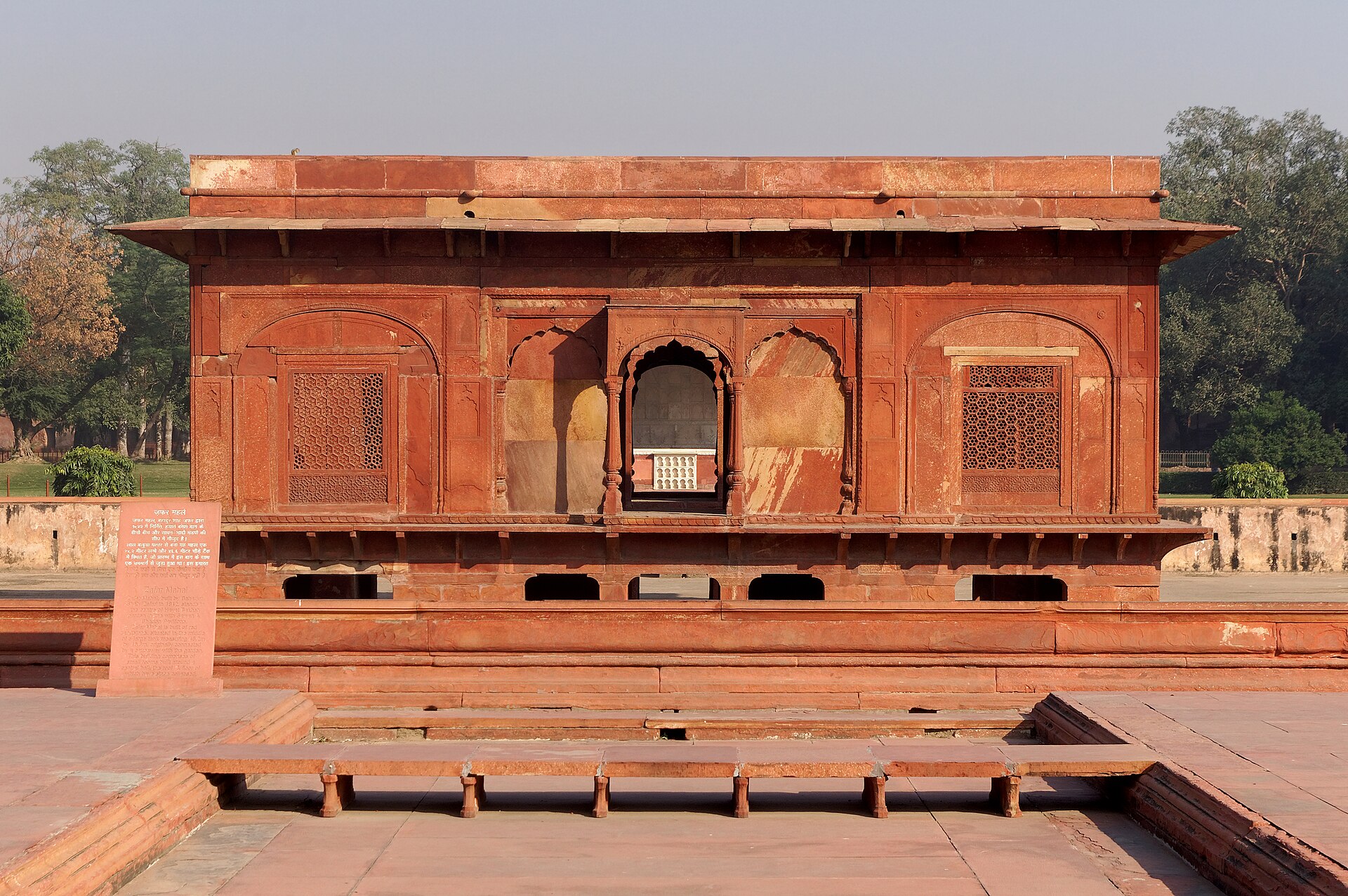 The Rang Mahal, Palace of Colors, was the residence of the imperial women.