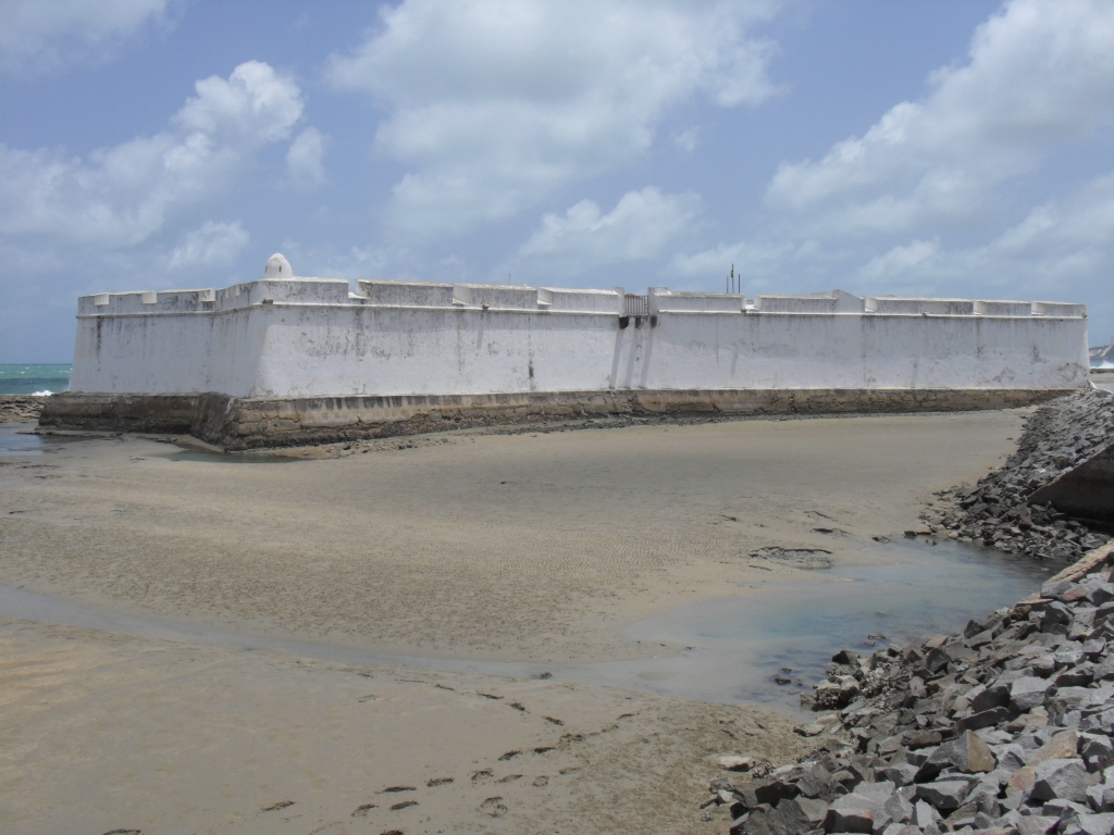 The buildings within the Forte dos Reis Magos