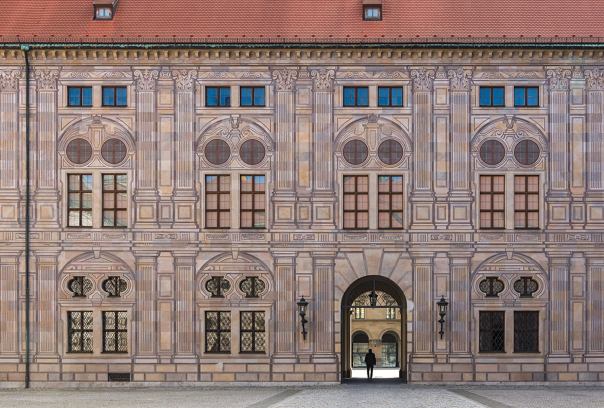 The trompe-l'oeil Emperor's Courtyard of the Residenz
