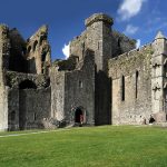 The Rock of Cashel rising above the Tipperary plain