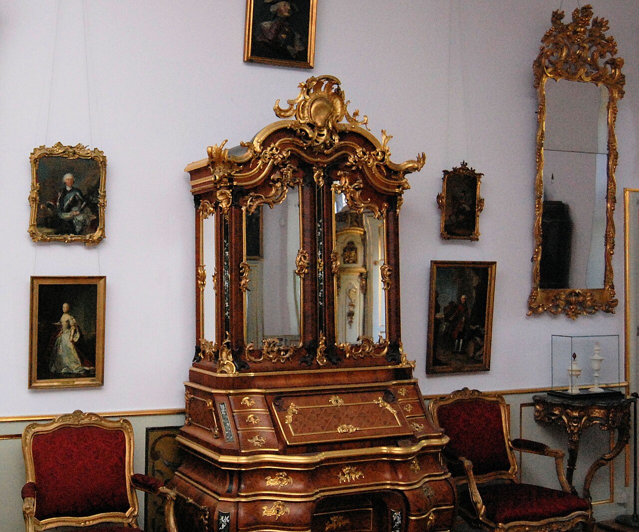 One of the castle's atmospheric period rooms.