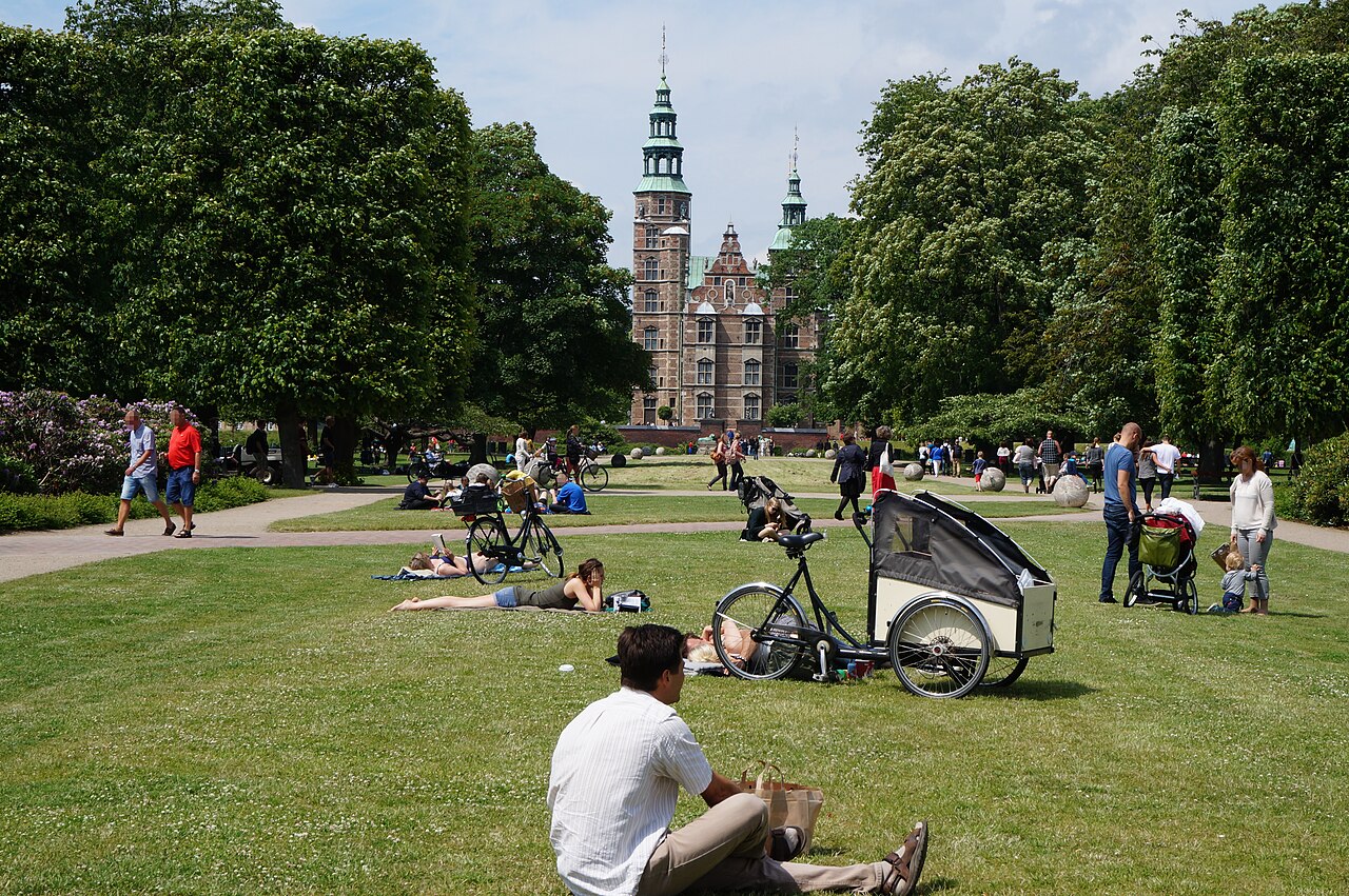 The King's Garden, Copenhagen's oldest royal park, around the castle.
