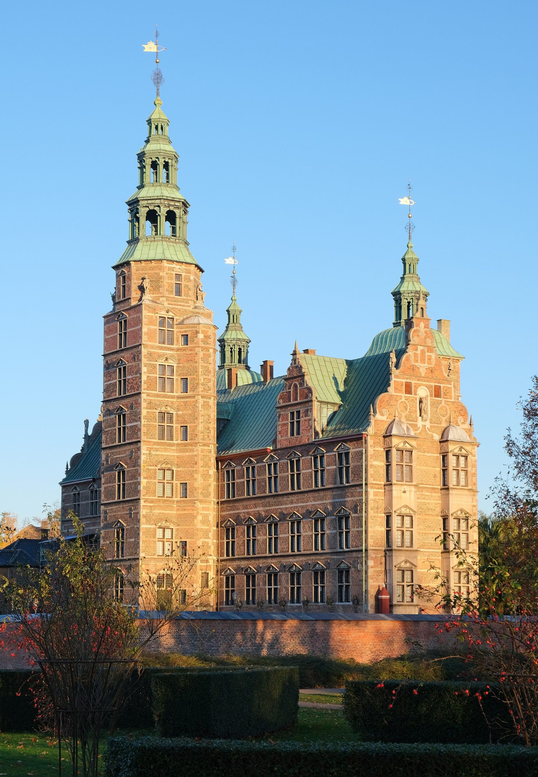 The castle set within the oldest royal garden in Denmark