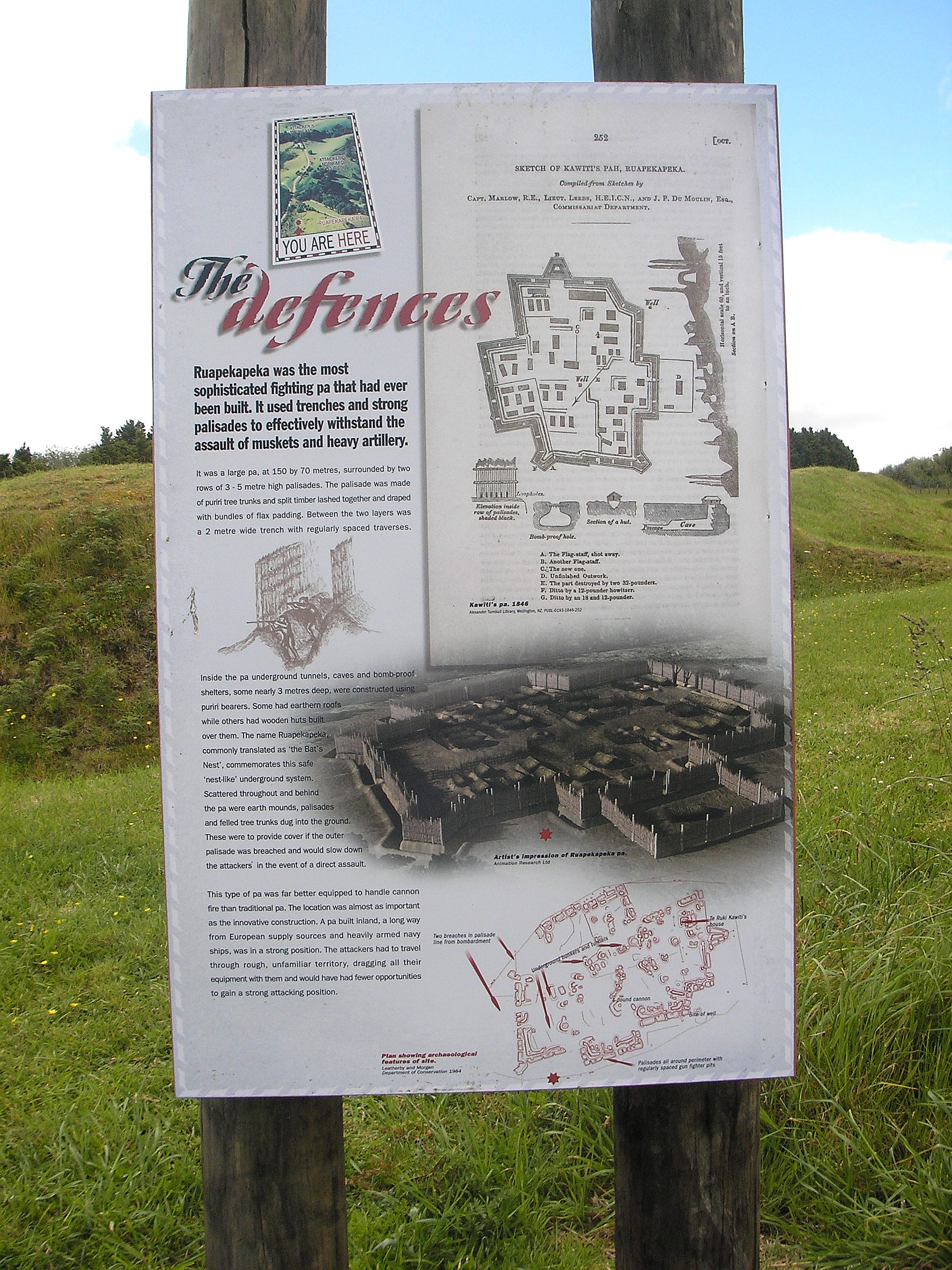 Underground bomb-proof shelters gave the Bat’s Nest its name