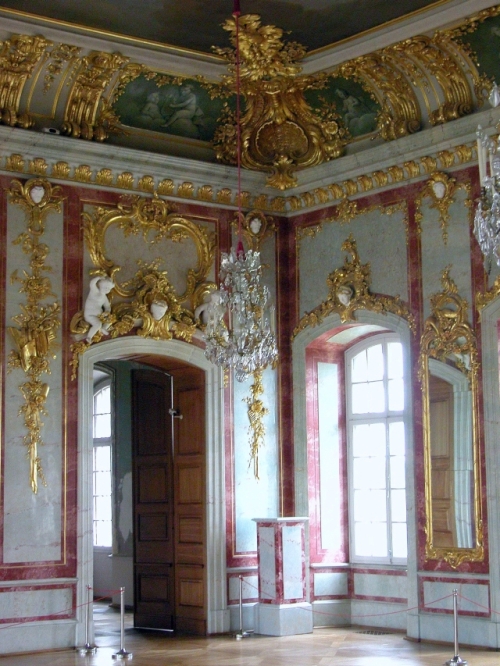 An interior view of the palace