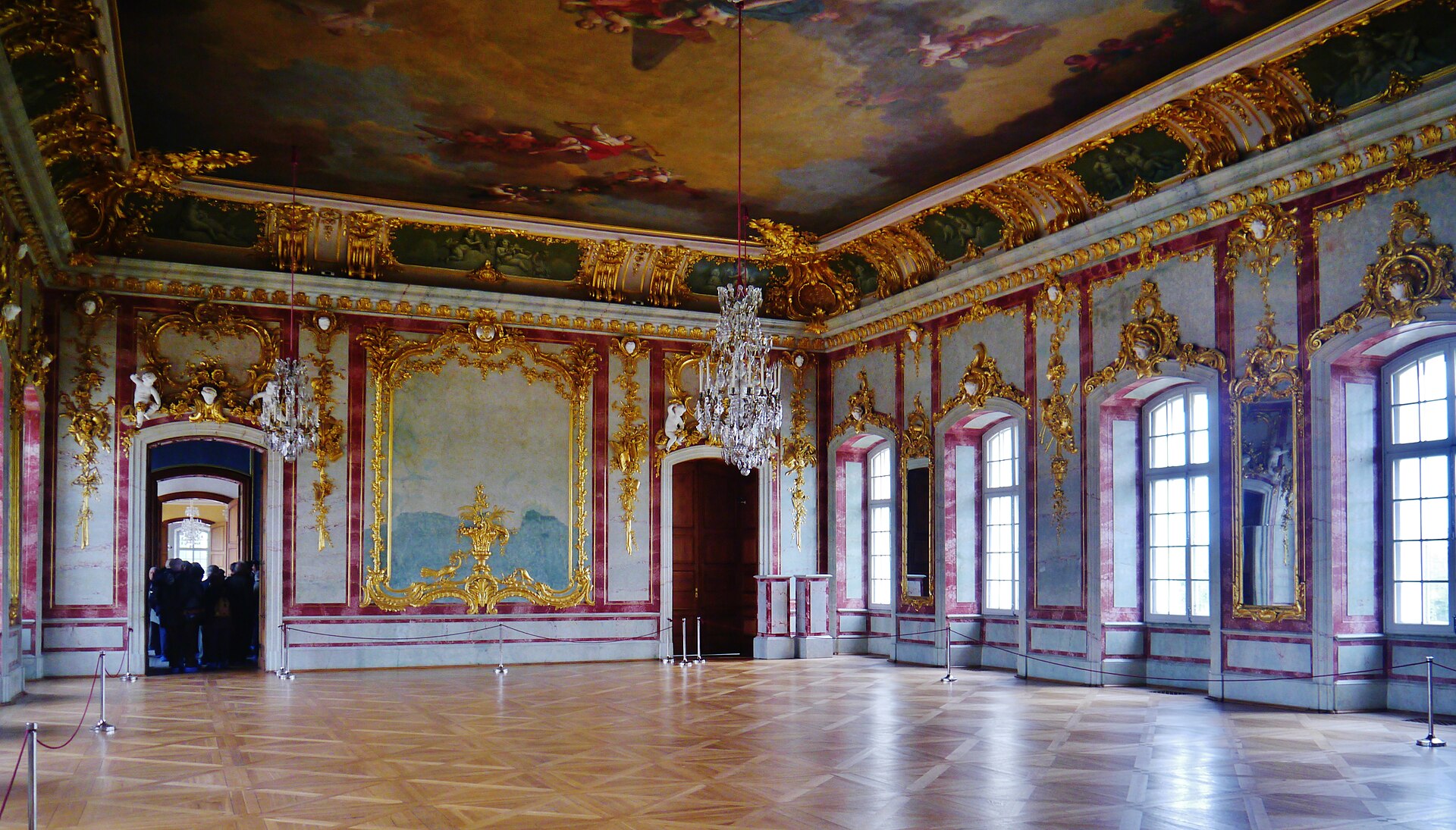 The dazzling Gold Hall, the throne room of the palace