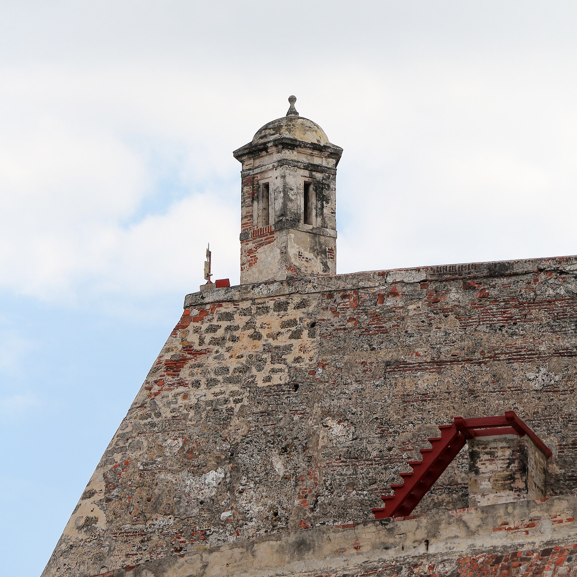 A garita, one of the sentry boxes of San Felipe