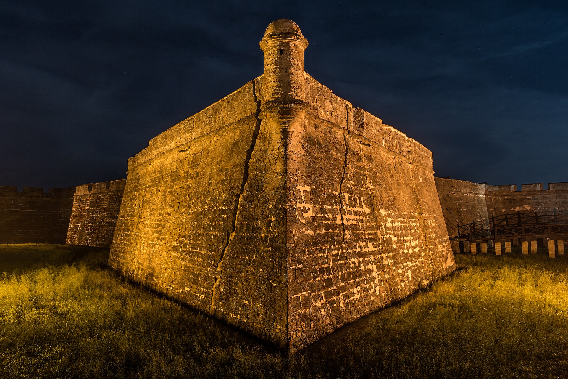 The San Pablo bastion of the Castillo de San Marcos