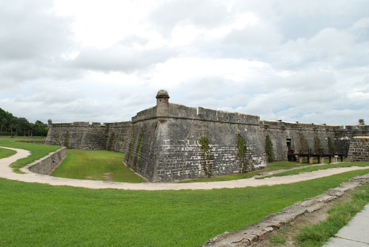 The Castillo de San Marcos seen from the waterfront