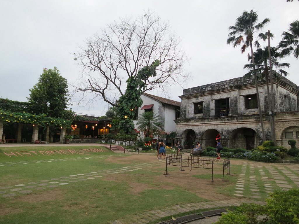 The triangular stone walls of Fort San Pedro in Cebu