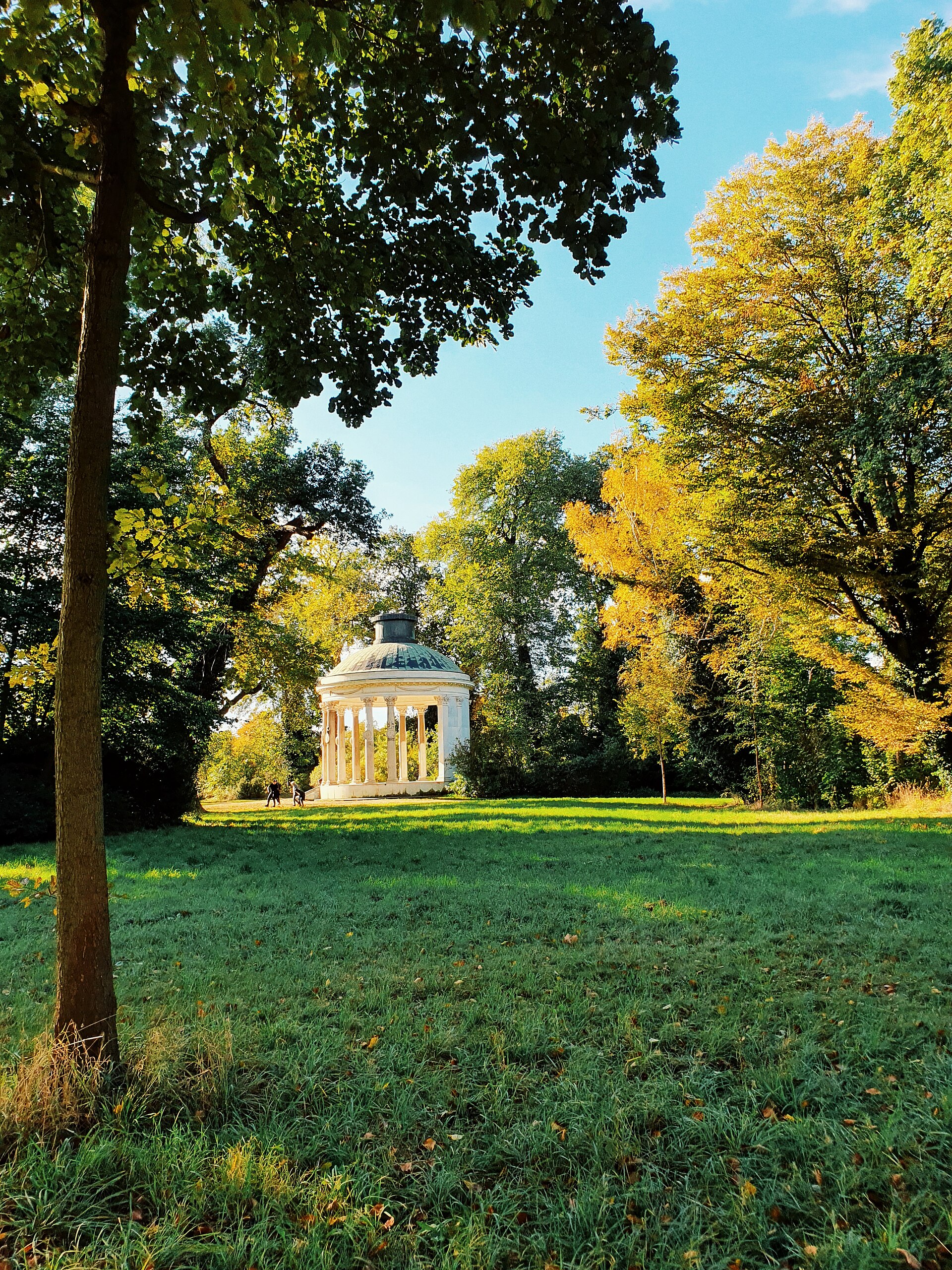 The Temple of Friendship, the colonnade Frederick raised in memory of his favorite sister