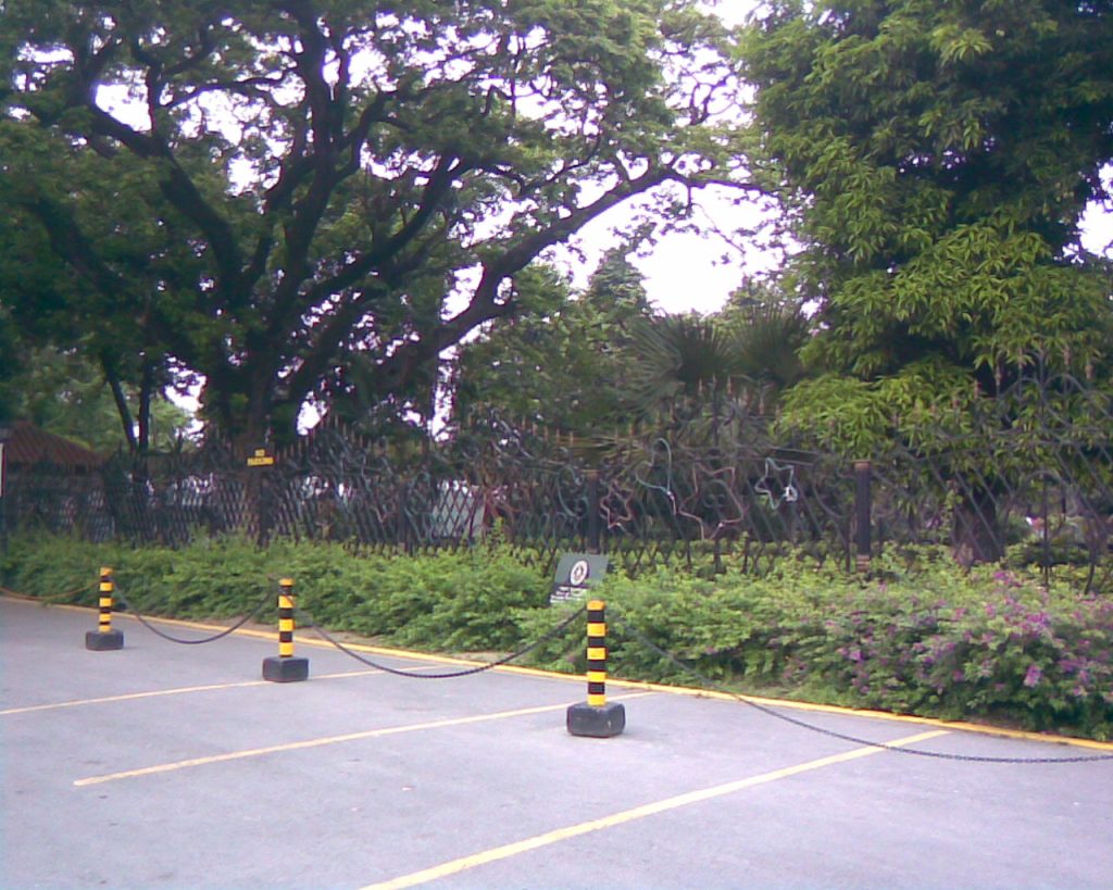 The famous main gate of Fort Santiago, carved with Saint James