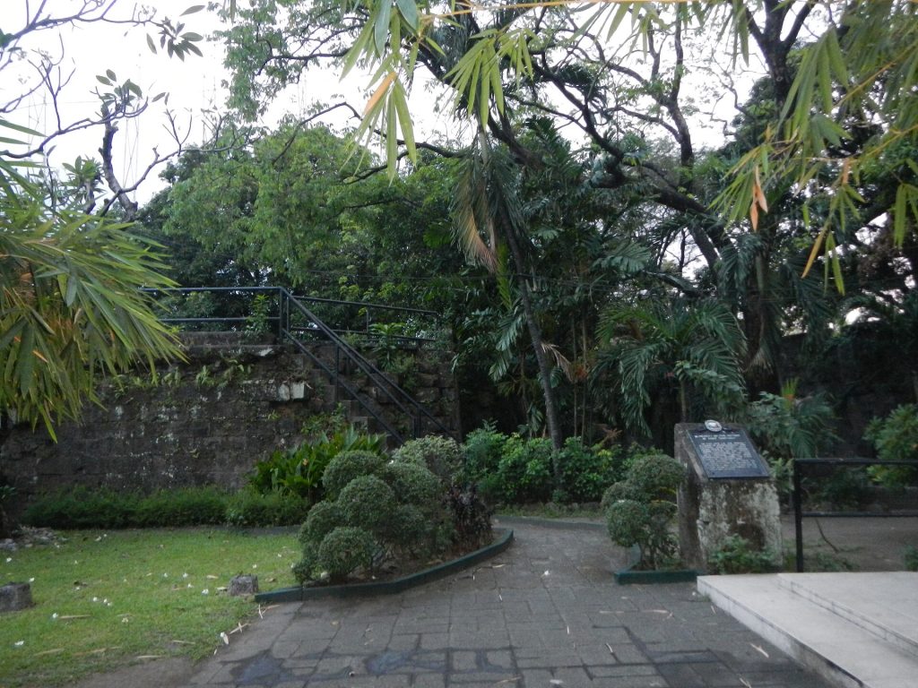 The volcanic-stone walls and bastions of the fortress