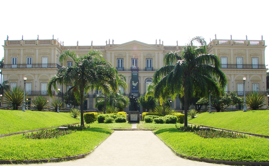 The Imperial Palace of Sao Cristovao in Rio de Janeiro, residence of the emperors of Brazil.