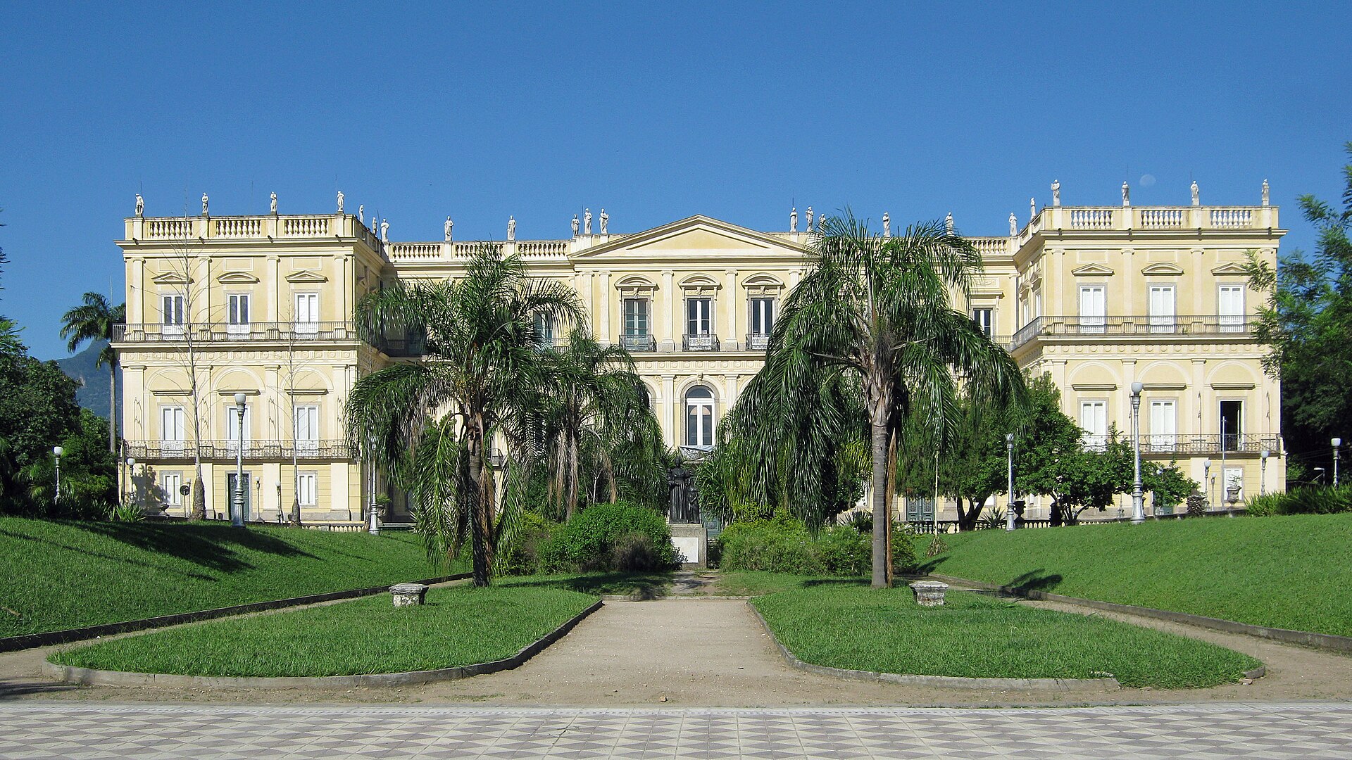 The palace of Sao Cristovao, seat of the only monarchy of its kind in the Americas.