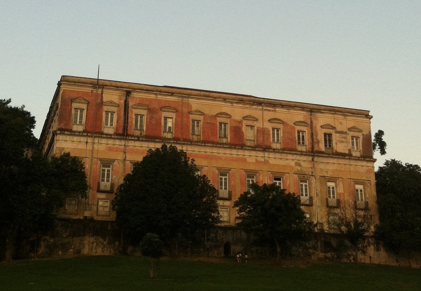The rear of the imperial palace, part of the great residence of the emperors.