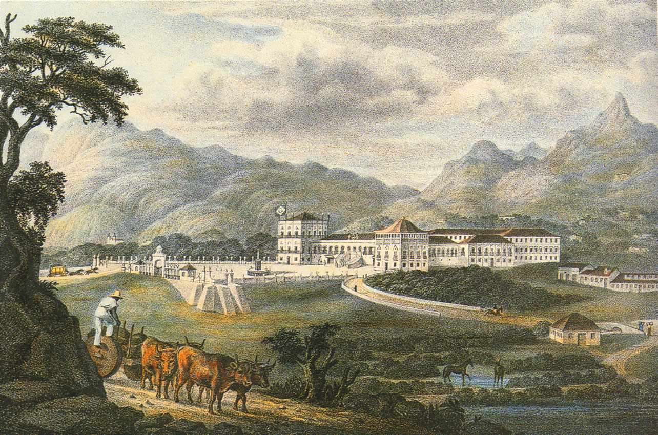 The palace as it appeared in the early nineteenth century, seat of the monarchy.