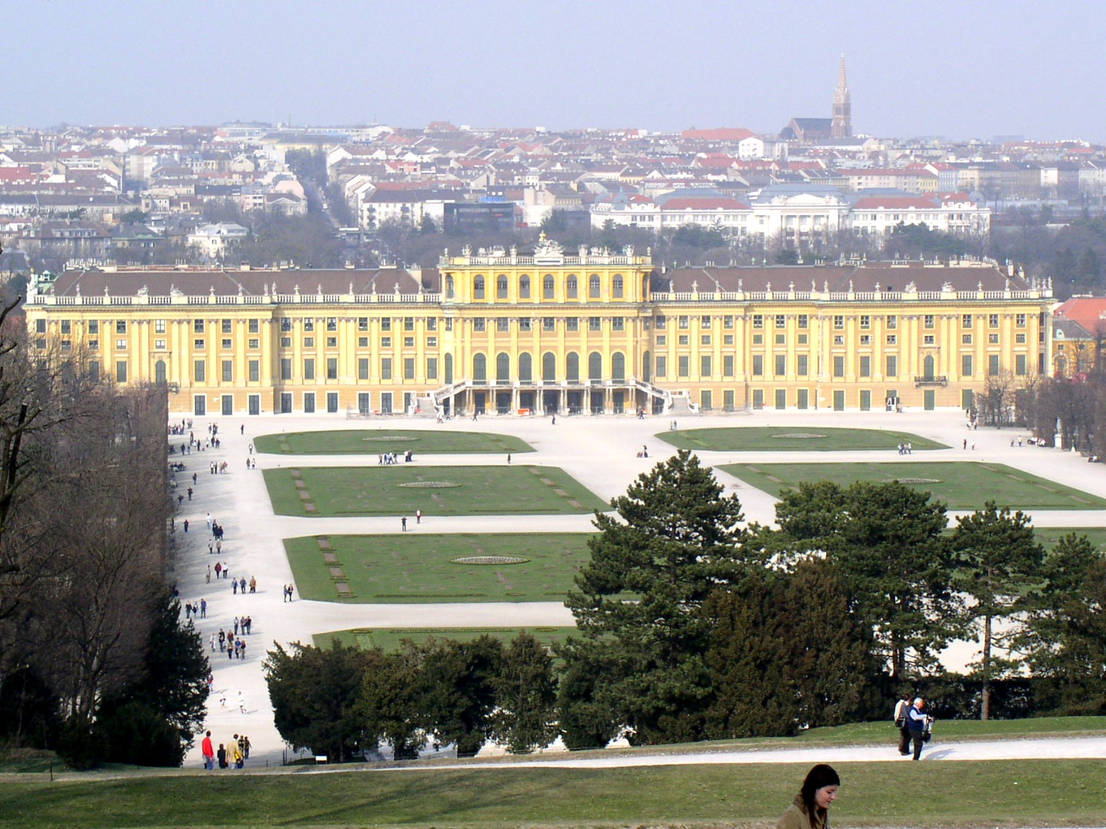 The palace was conceived as a Baroque masterpiece of empire