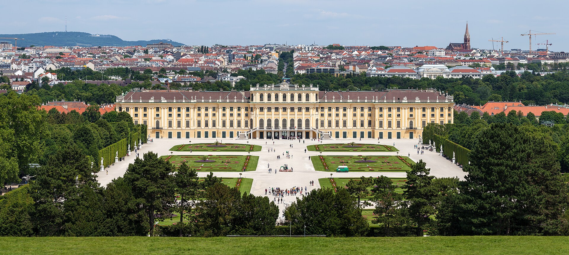 The vast formal gardens are among the greatest in Europe