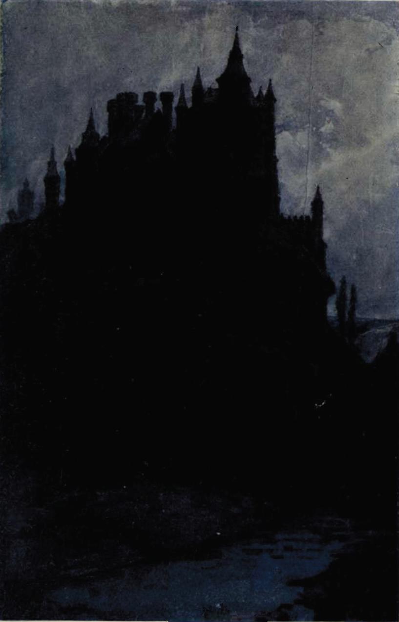 Floodlit at night, the Alcázar looks like a castle from a storybook.