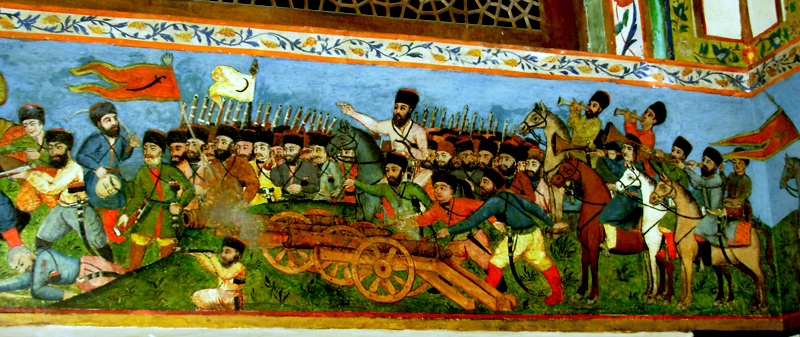 A detail of the palace's intricate ornament
