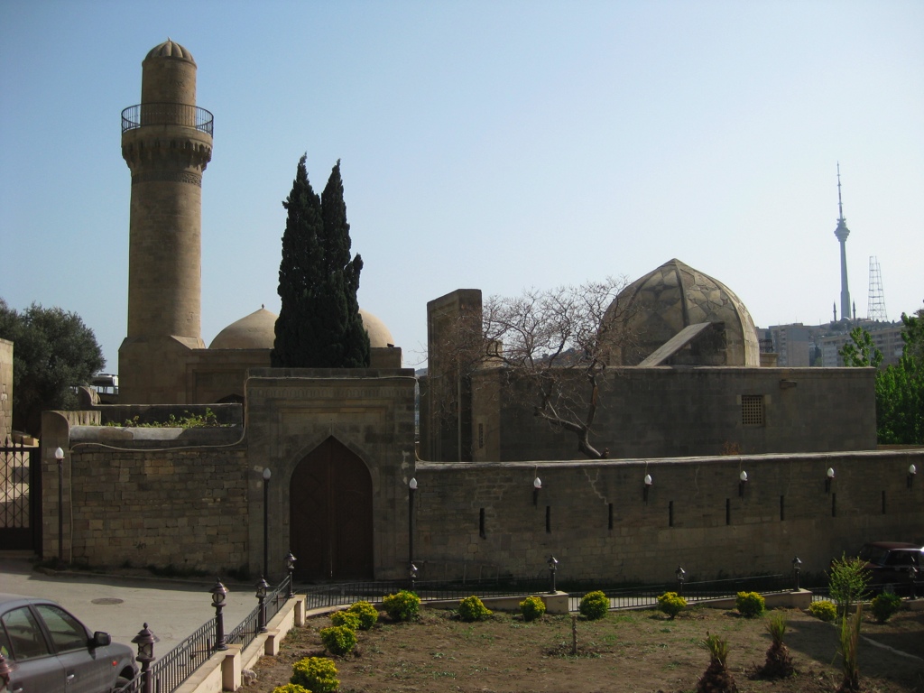 The palace complex on the hilltop of the walled city