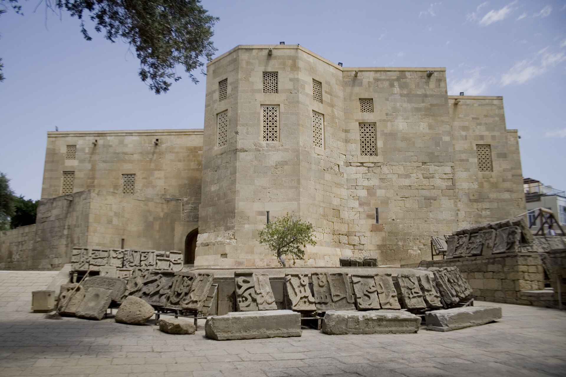 The main palace building of the Shirvanshahs