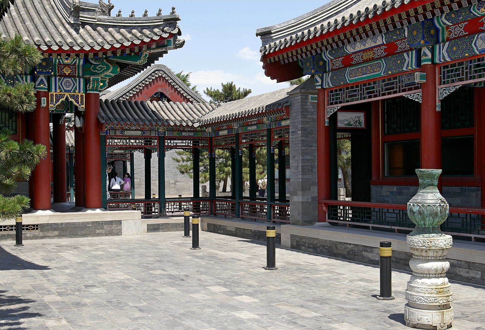 A view of the Summer Palace, a paradise of water, hills, and architecture.