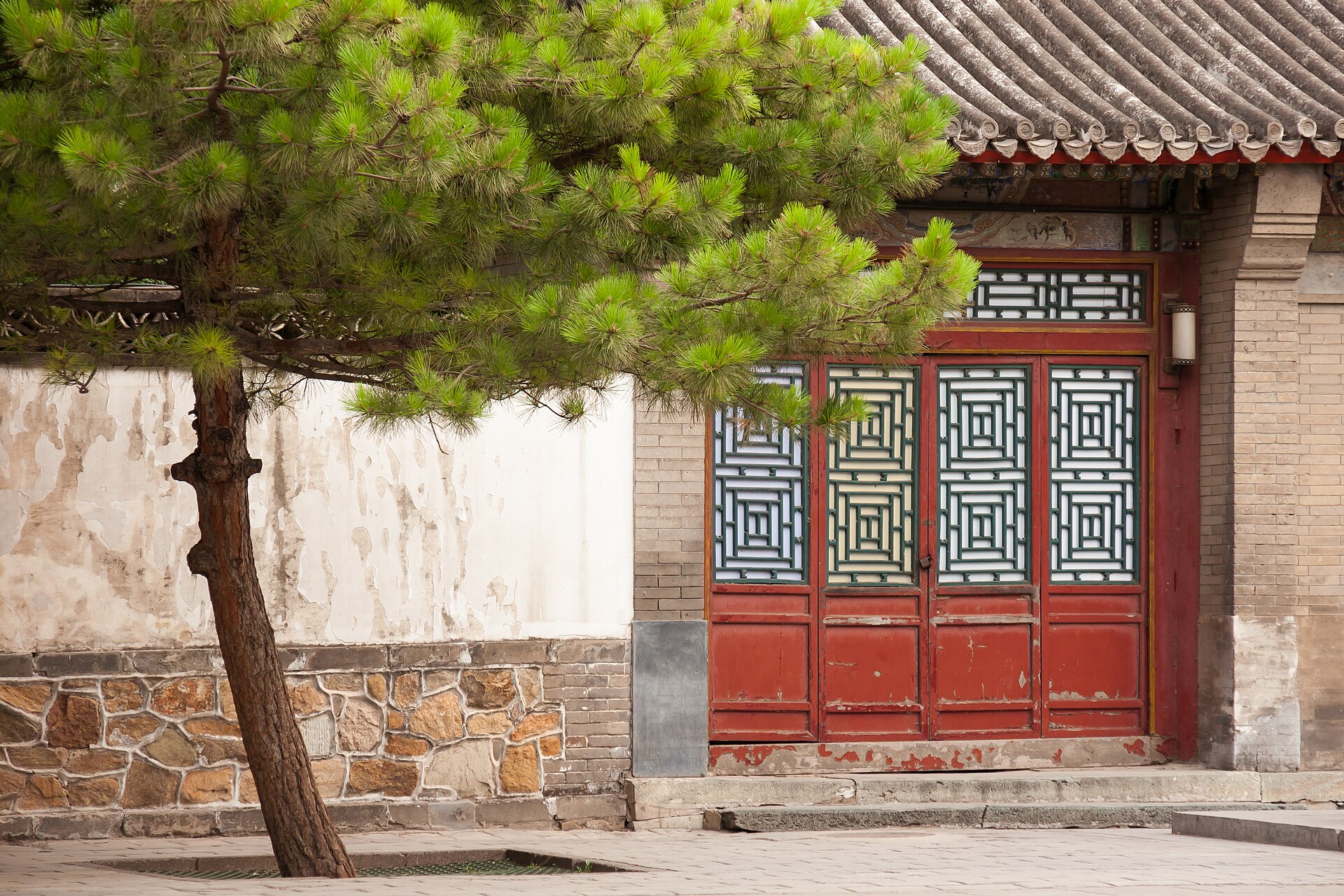 A hall of the Summer Palace, part of the imperial garden on the edge of Beijing.
