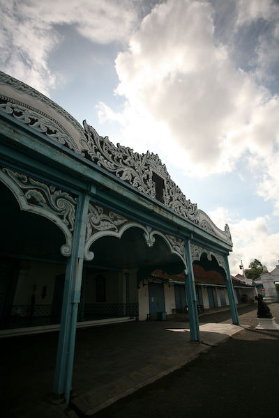 The compound born from the eighteenth-century division of Mataram