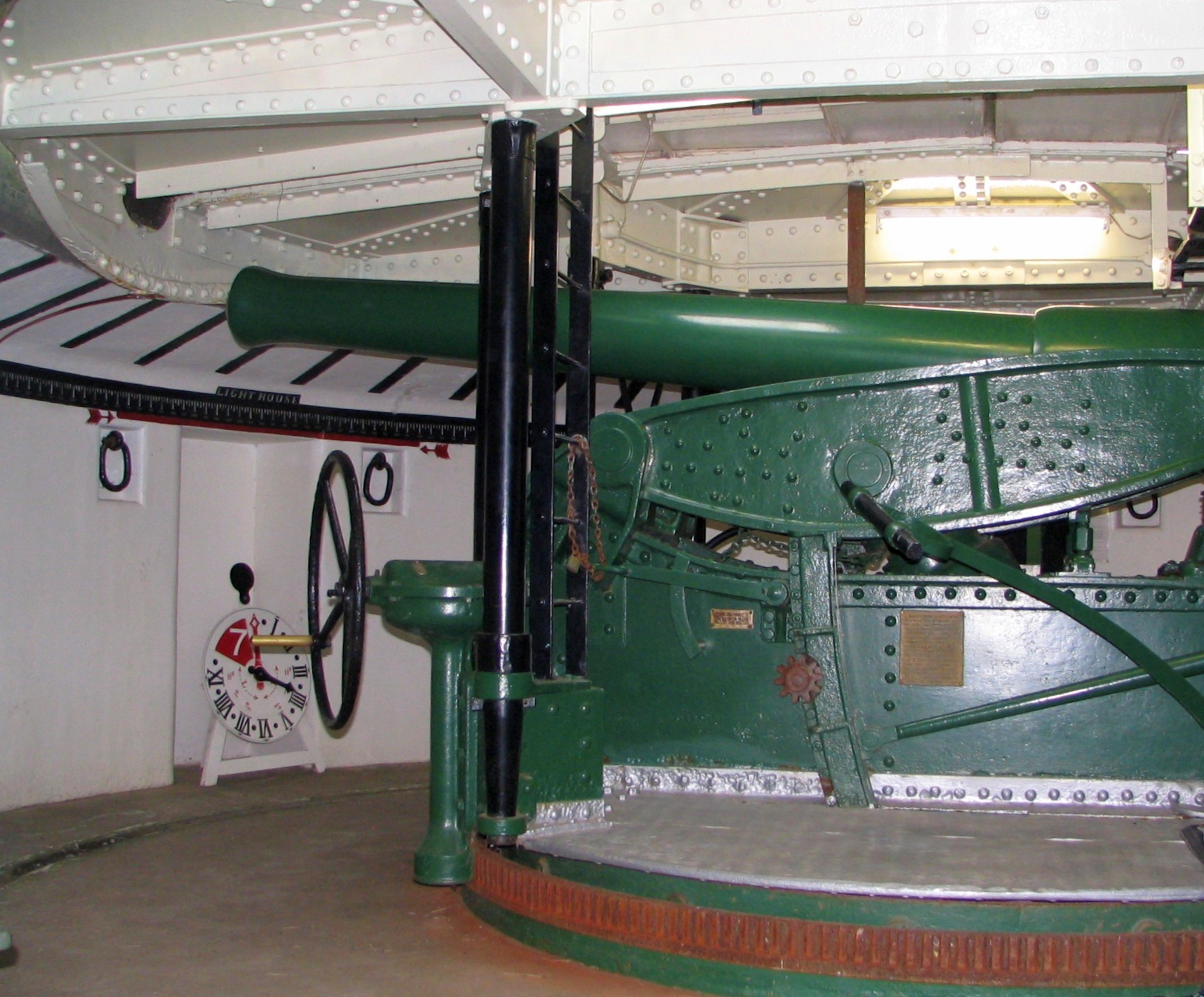 Fort Taiaroa preserves the world’s only working Armstrong disappearing gun in its original pit