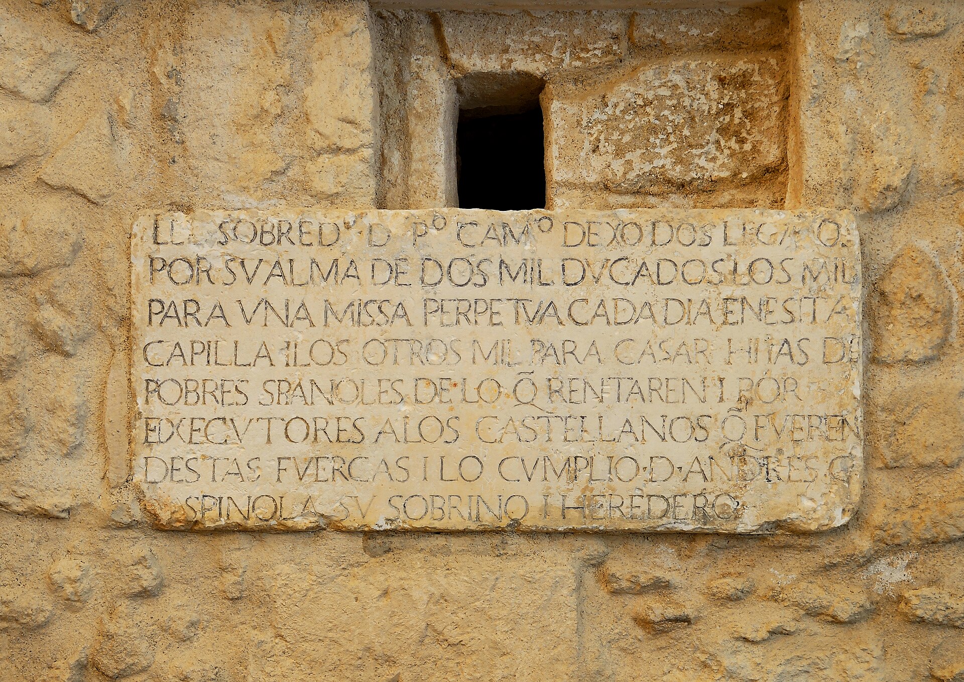 Objects and finds within the castle recall centuries of Spanish rule.