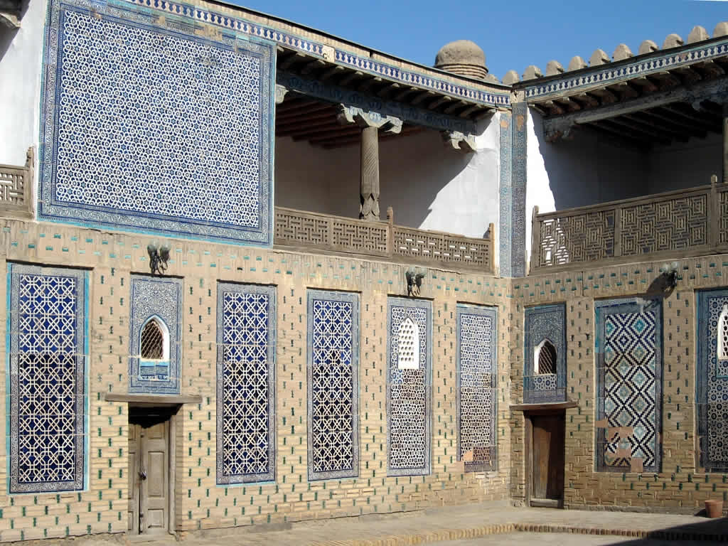 A reception court where the khan received officials and envoys