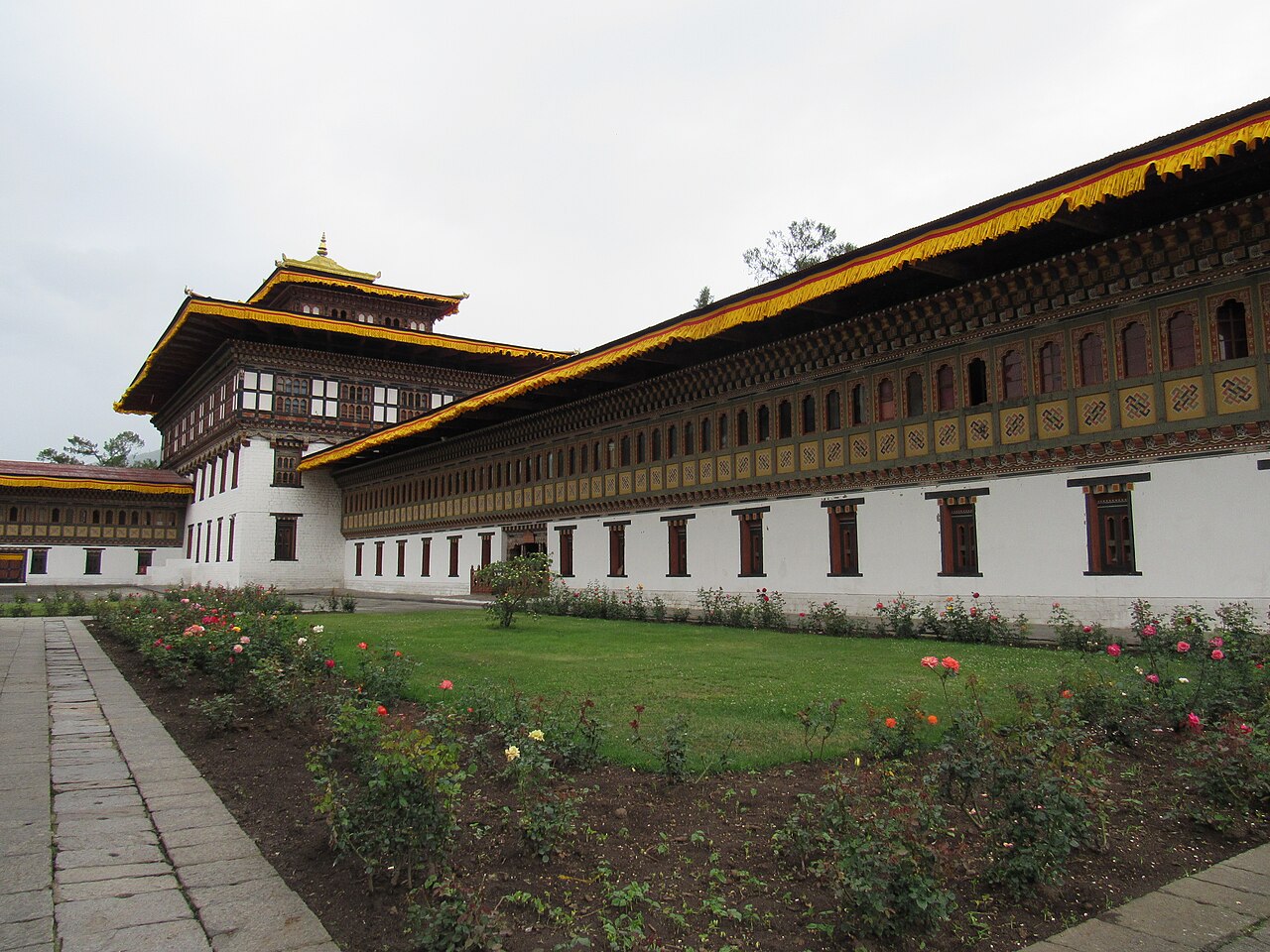 The fortress-monastery from across the valley.