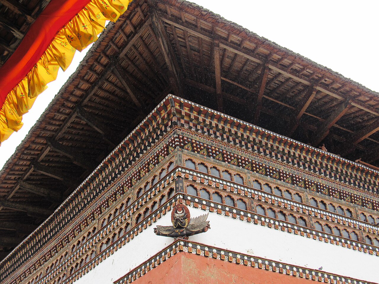 Tashichho Dzong, the living heart of Bhutan.