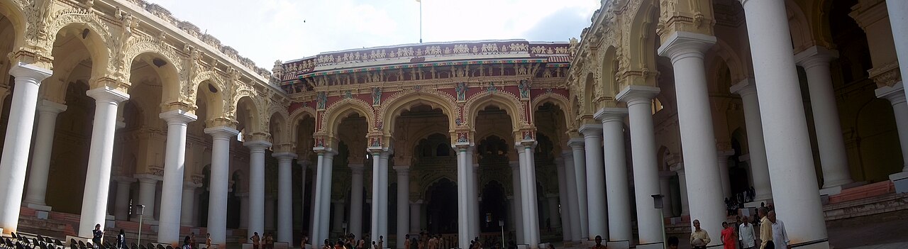 The great hall of the Nayak palace.