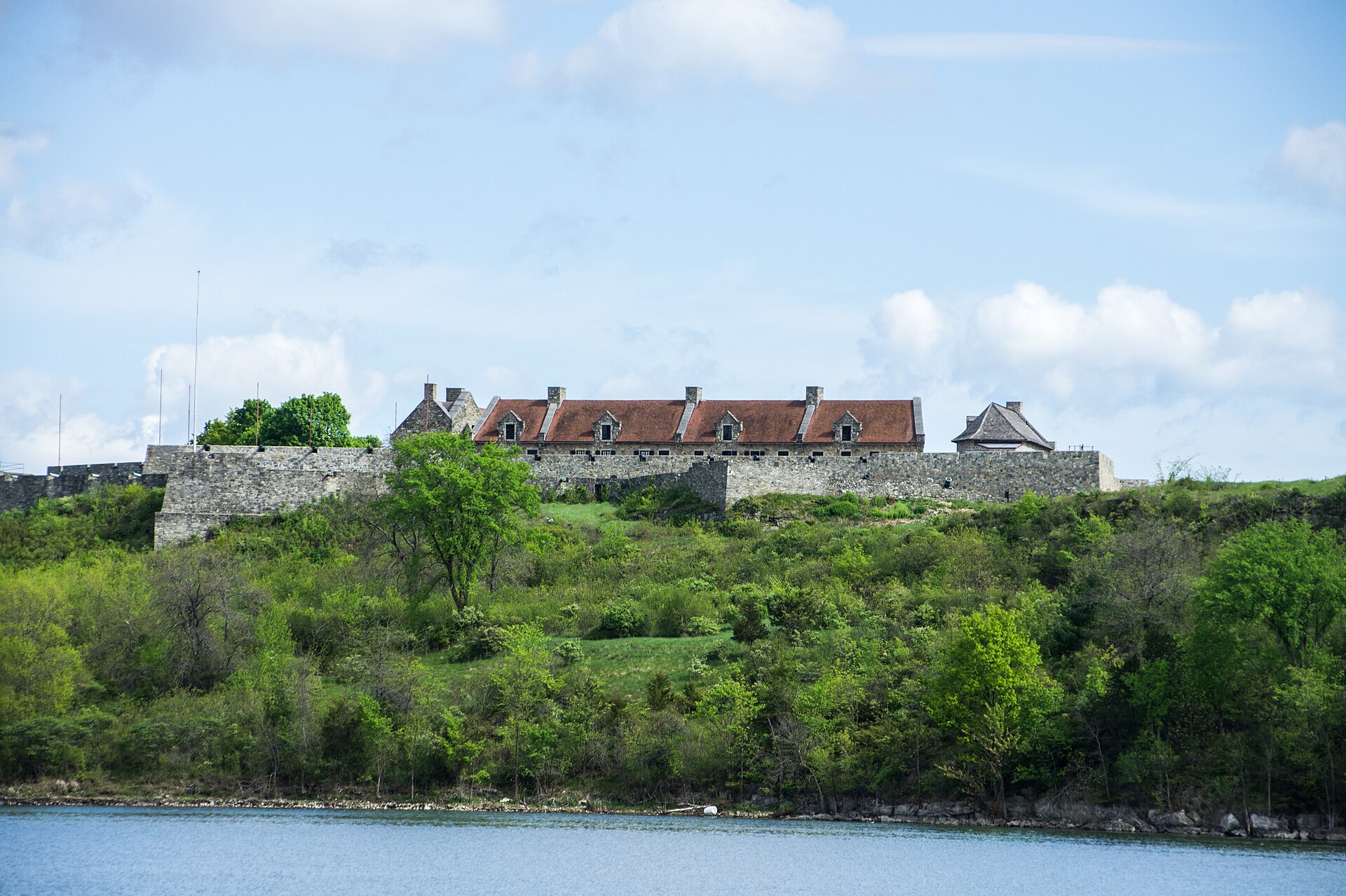 A view of Fort Ticonderoga and its bastions