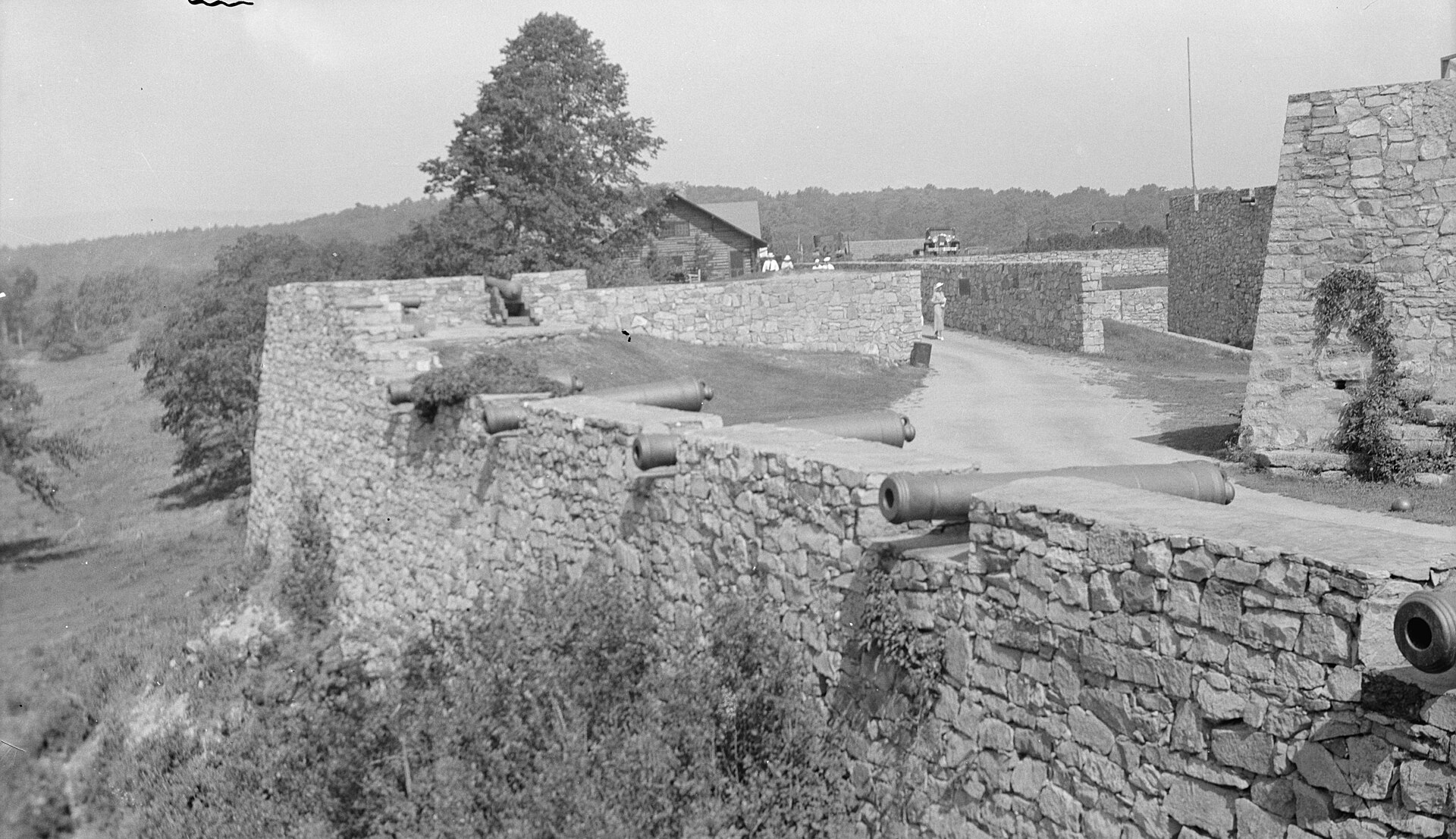 Cannon on a bastion of Fort Ticonderoga