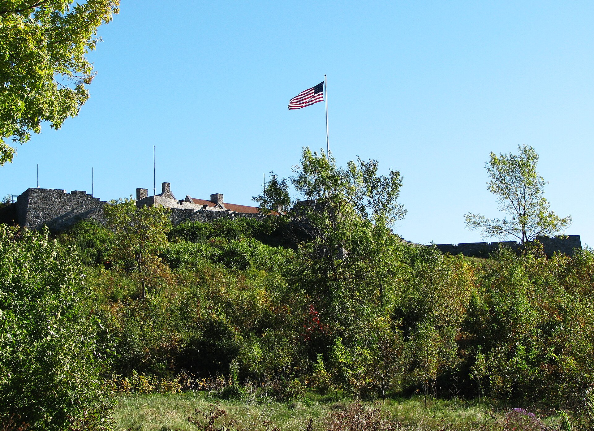 Fort Ticonderoga seen from the south