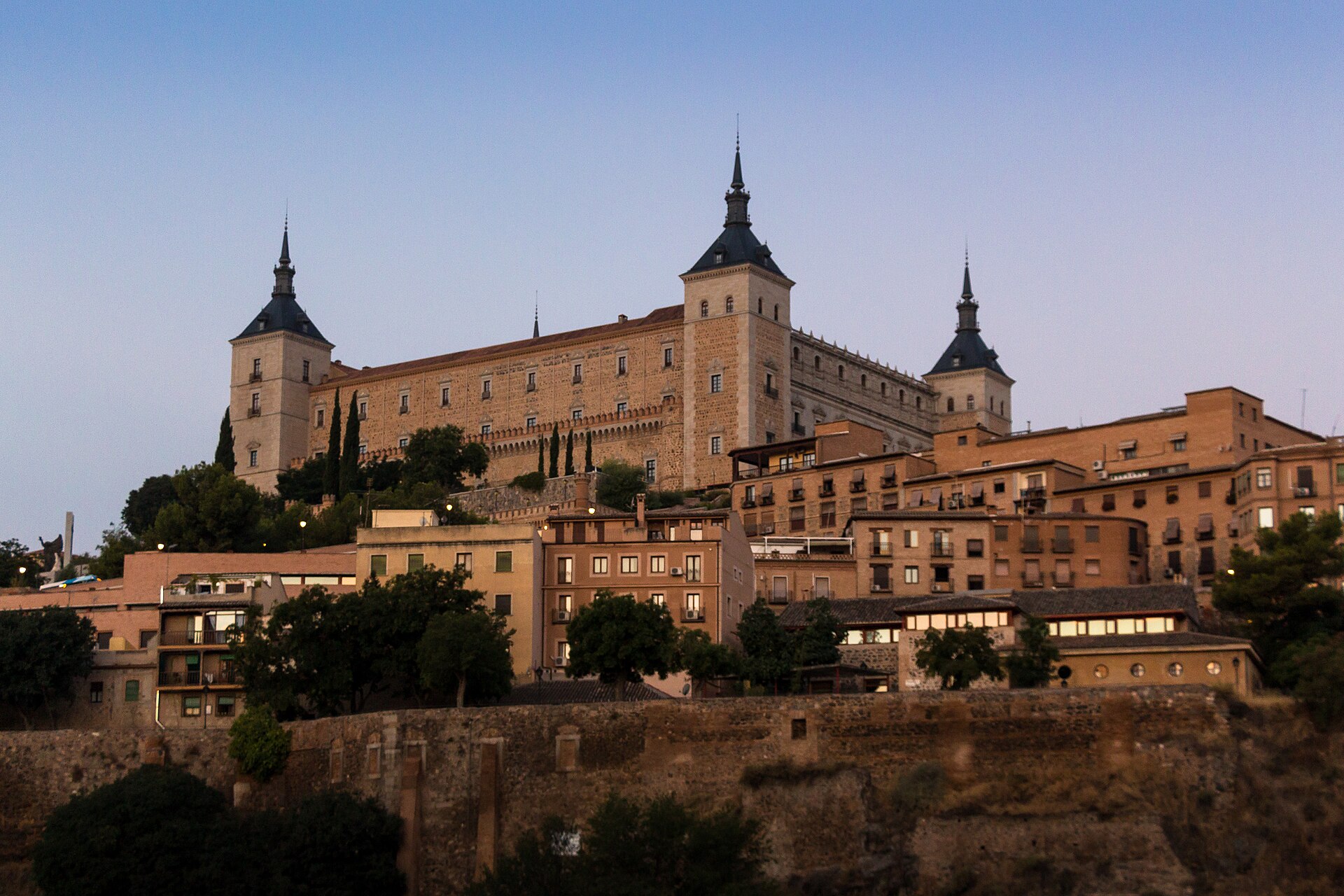 A stronghold has crowned this hilltop since Roman times.