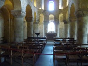 The Chapel of St John, a beautifully preserved Norman chapel inside the White Tower