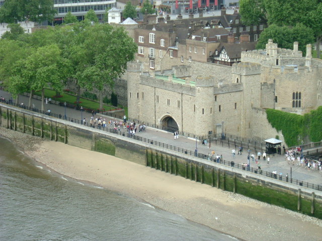 Traitors' Gate, the river entrance through which condemned prisoners were once brought into the Tower