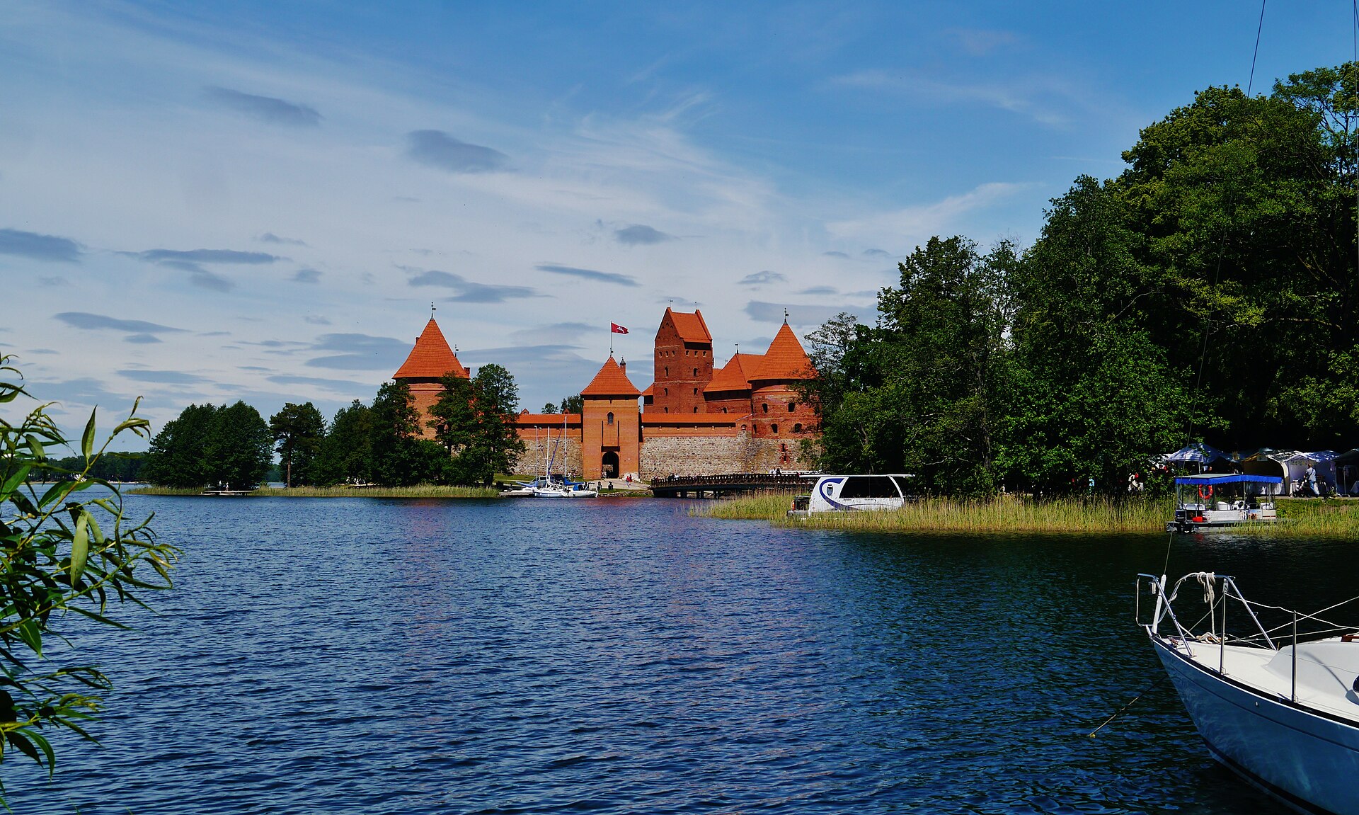 The towers and defences of Trakai