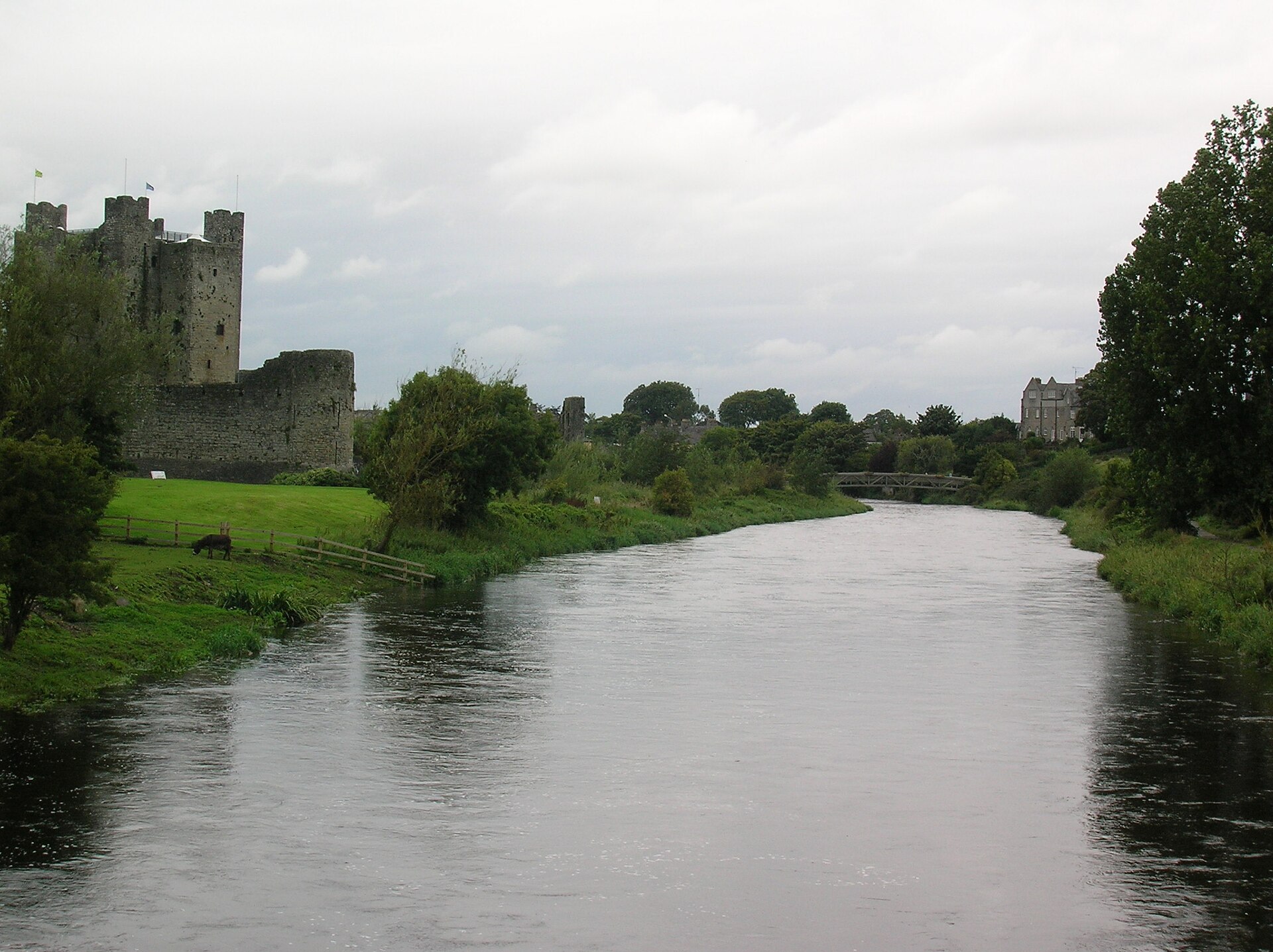 Trim Castle and the Boyne, in the heartland of Norman Ireland