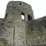 Trim Castle in County Meath, the largest Anglo-Norman castle in Ireland, spread along the River Boyne