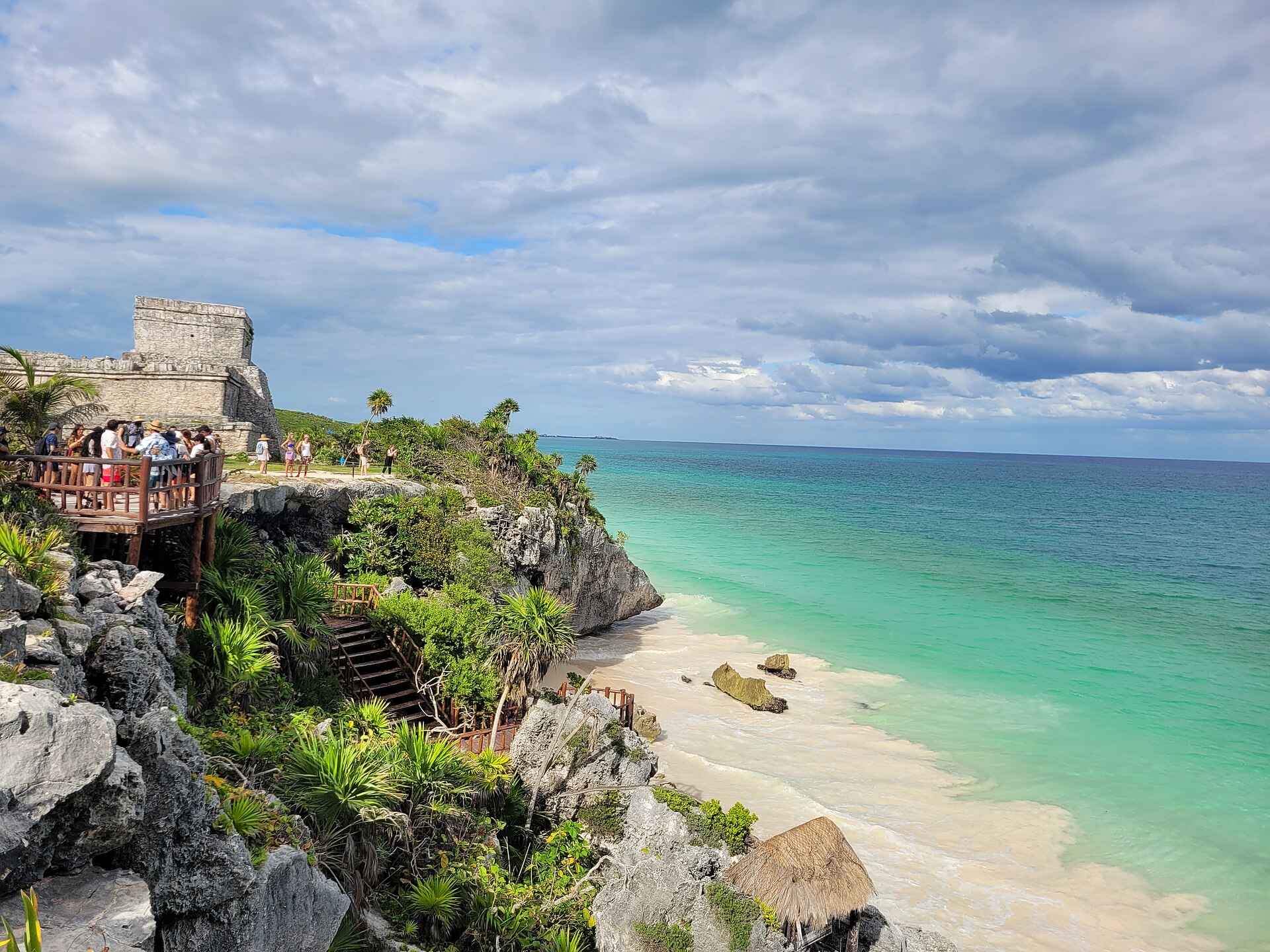 The ruins of Tulum on the Caribbean coast