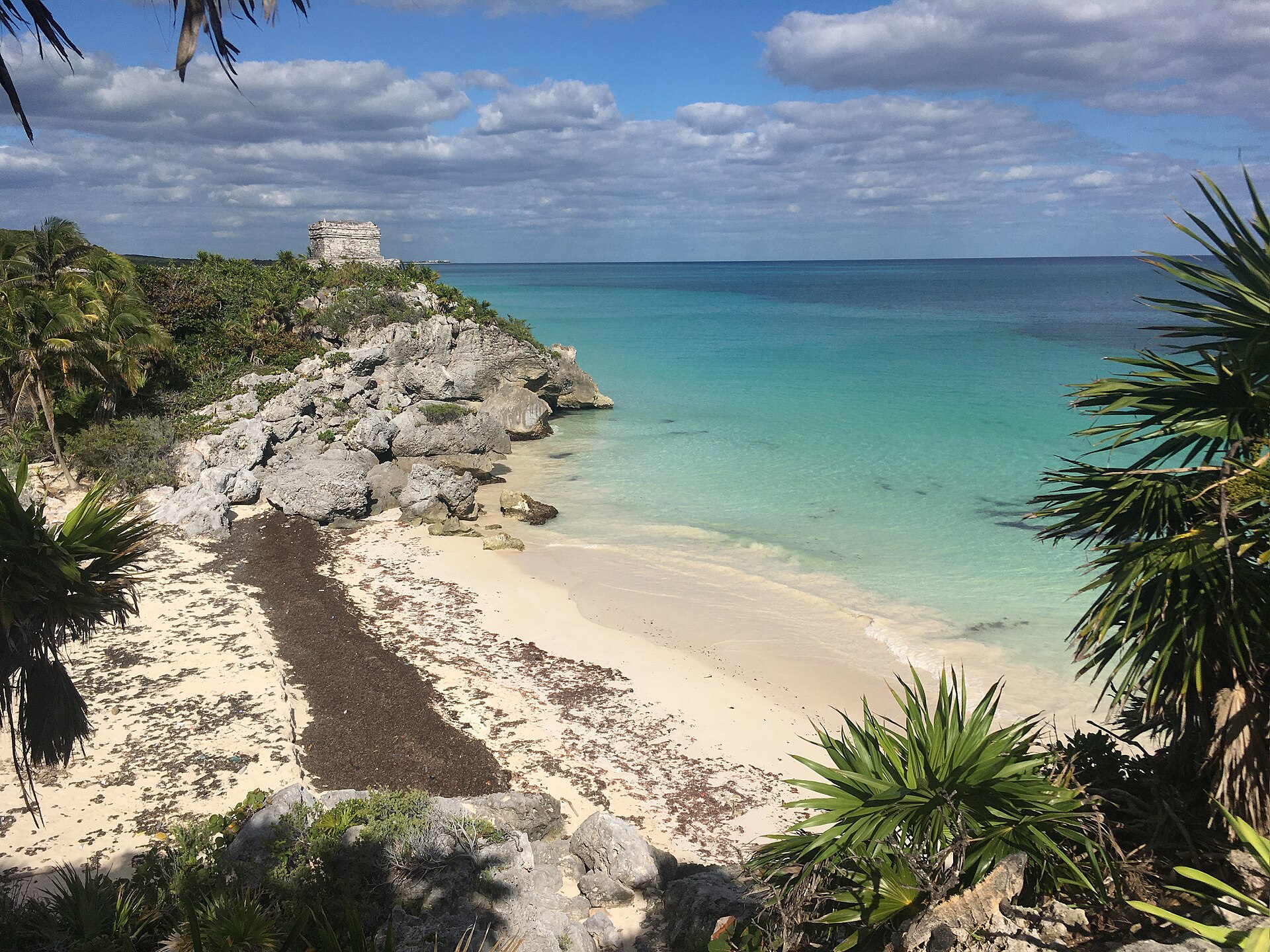 The Tulum archaeological zone in Mexico