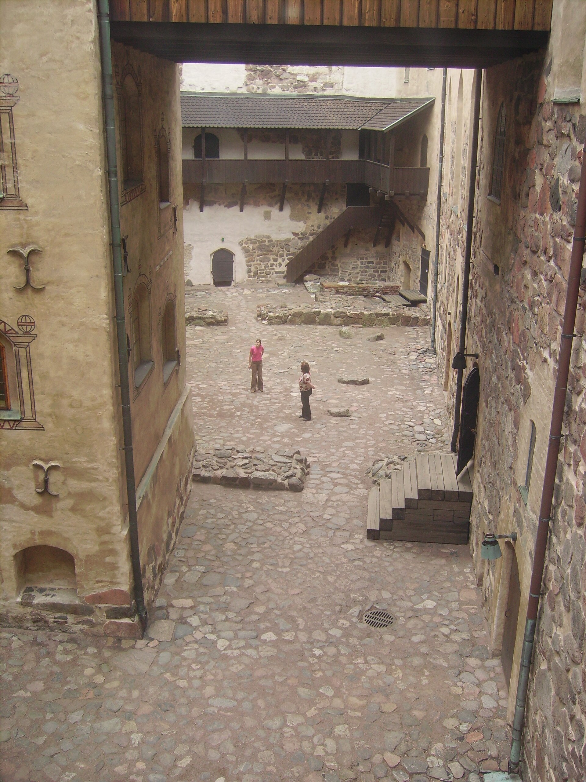 The fortress combines a medieval keep with a later Renaissance bailey, two castles in one.