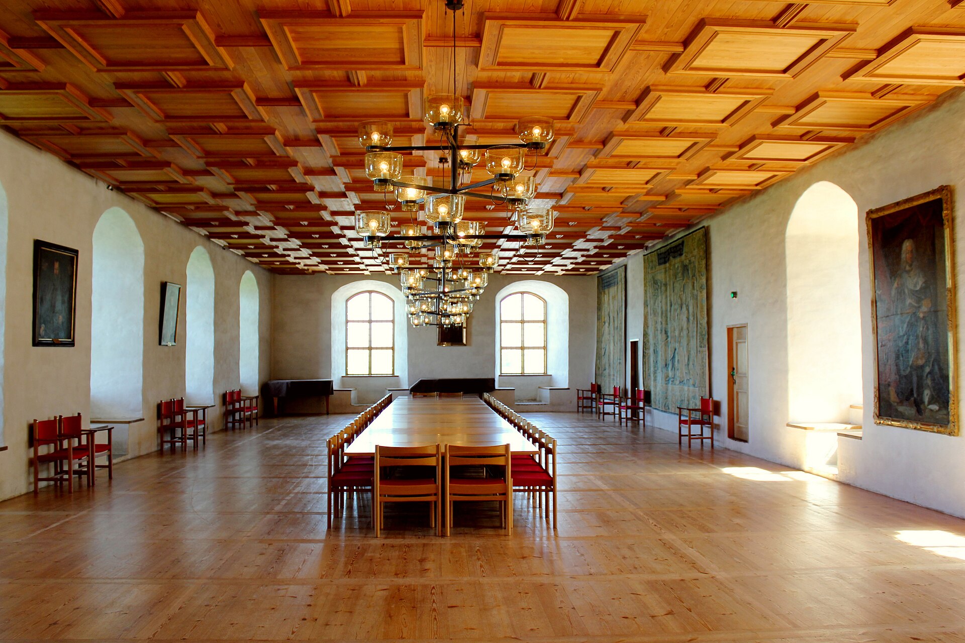 The castle's great halls hosted the feasts and ceremonies of the ducal court.