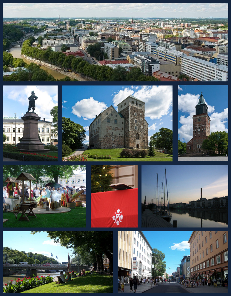 Turku Castle guards the mouth of the Aura river, the oldest and greatest fortress in Finland.